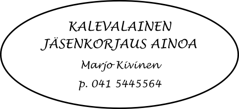 Kalevalainen jäsenkorjaus Ainoa - logo